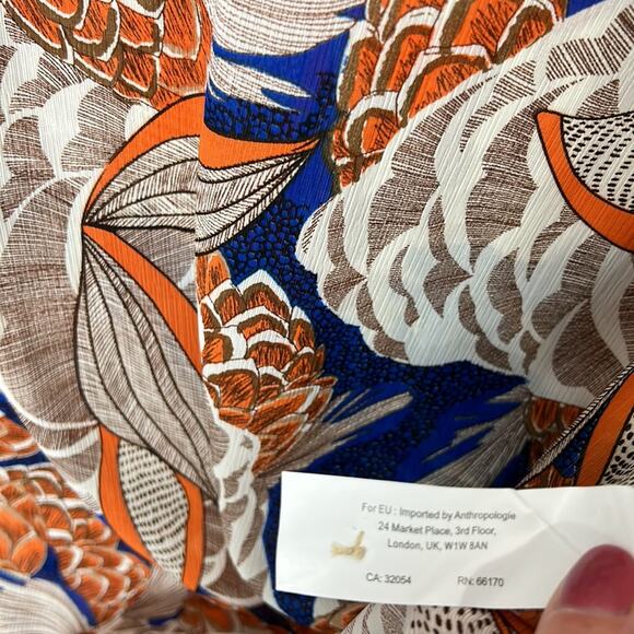 Traffic People For Anthropologie Floral Beach Cover up women’s size large - Picture 7 of 8